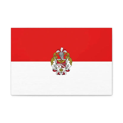 Flag of Ibarra Ecuador - Canvas Wall Art 18″ x 12″ 1.25" - The Sticker Space