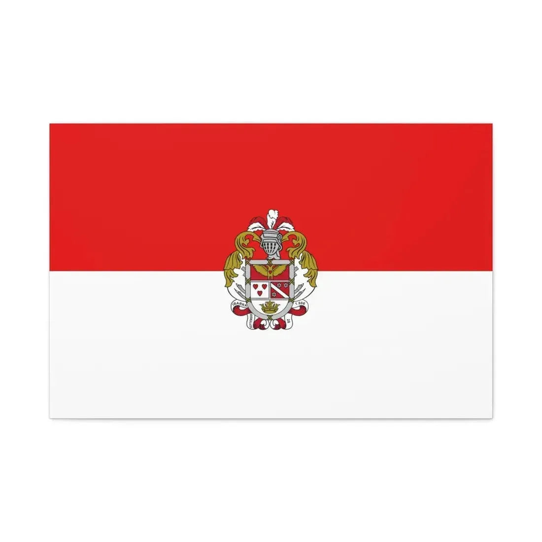 Flag of Ibarra Ecuador - Canvas Wall Art 36" x 24" 1.25" - The Sticker Space