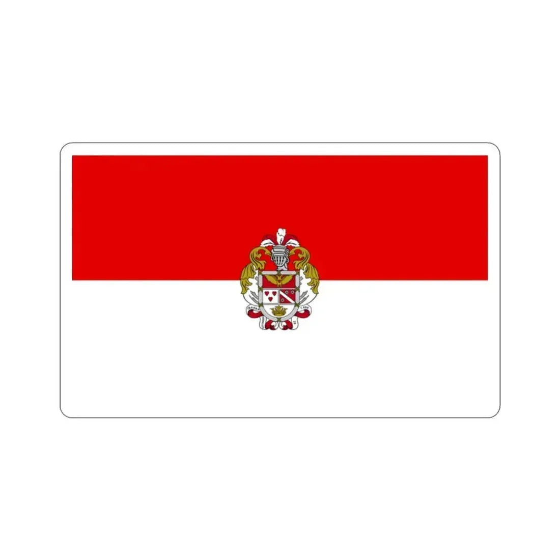 Flag of Ibarra Ecuador STICKER Vinyl Die-Cut Decal 2 Inch - The Sticker Space