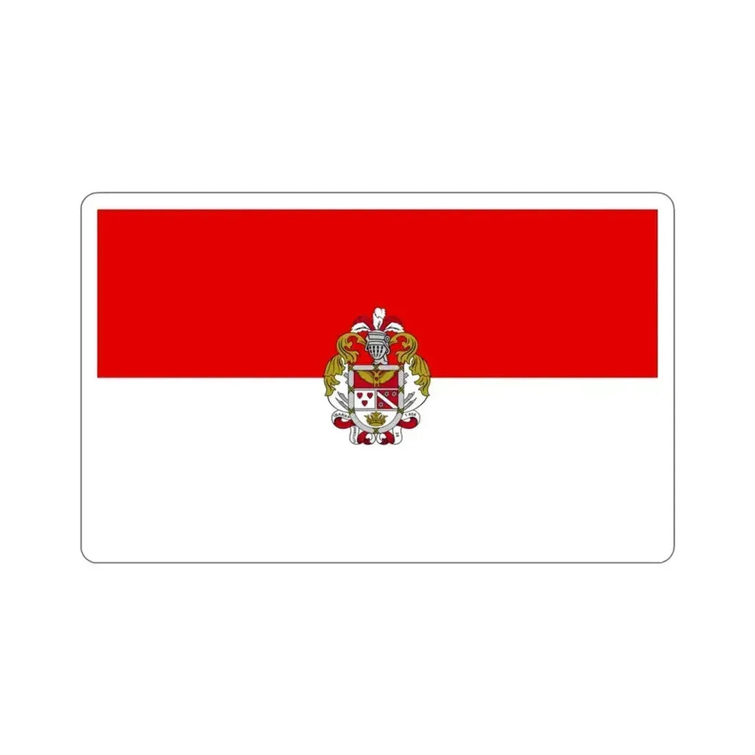 Flag of Ibarra Ecuador STICKER Vinyl Die-Cut Decal 3 Inch - The Sticker Space