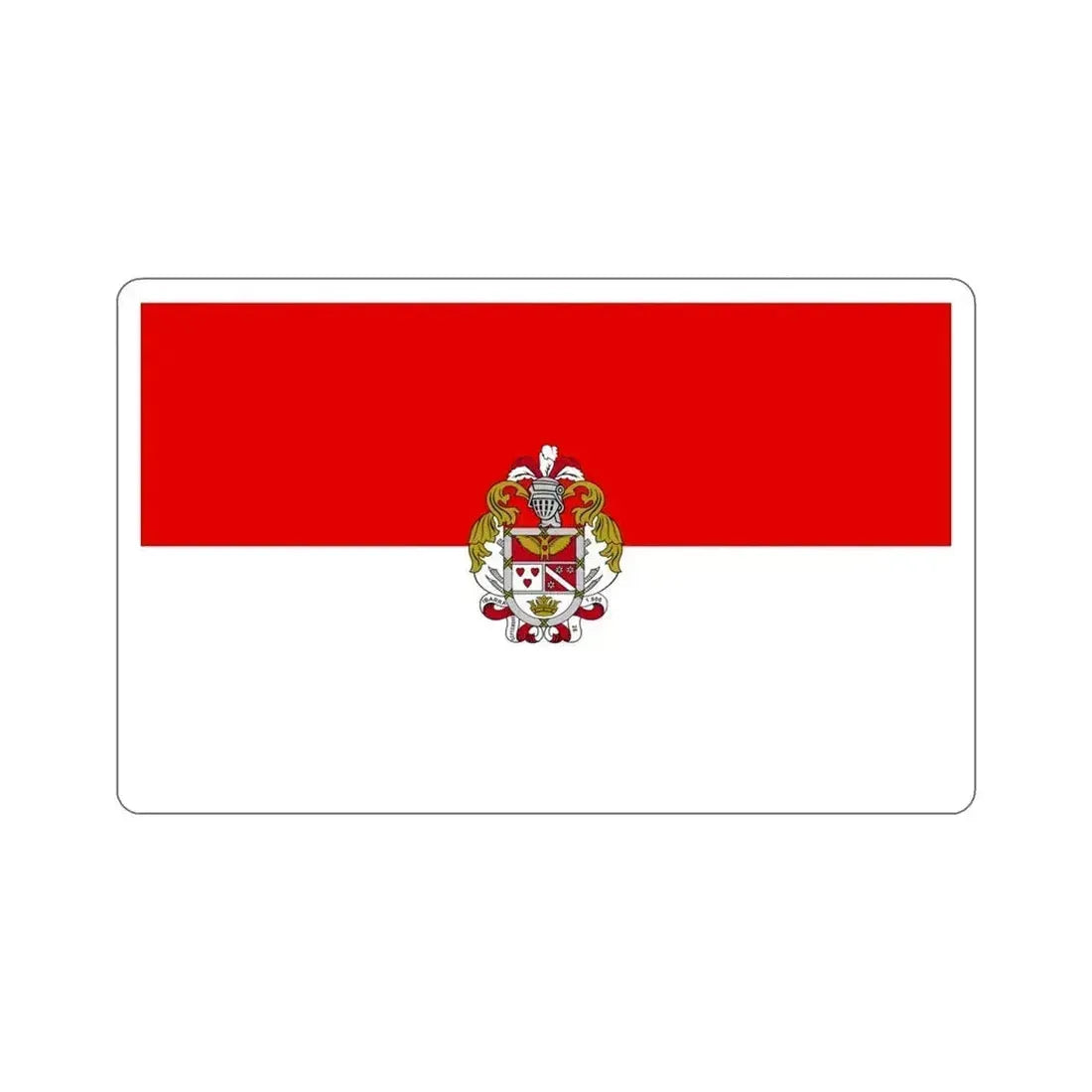 Flag of Ibarra Ecuador STICKER Vinyl Die-Cut Decal 4 Inch - The Sticker Space