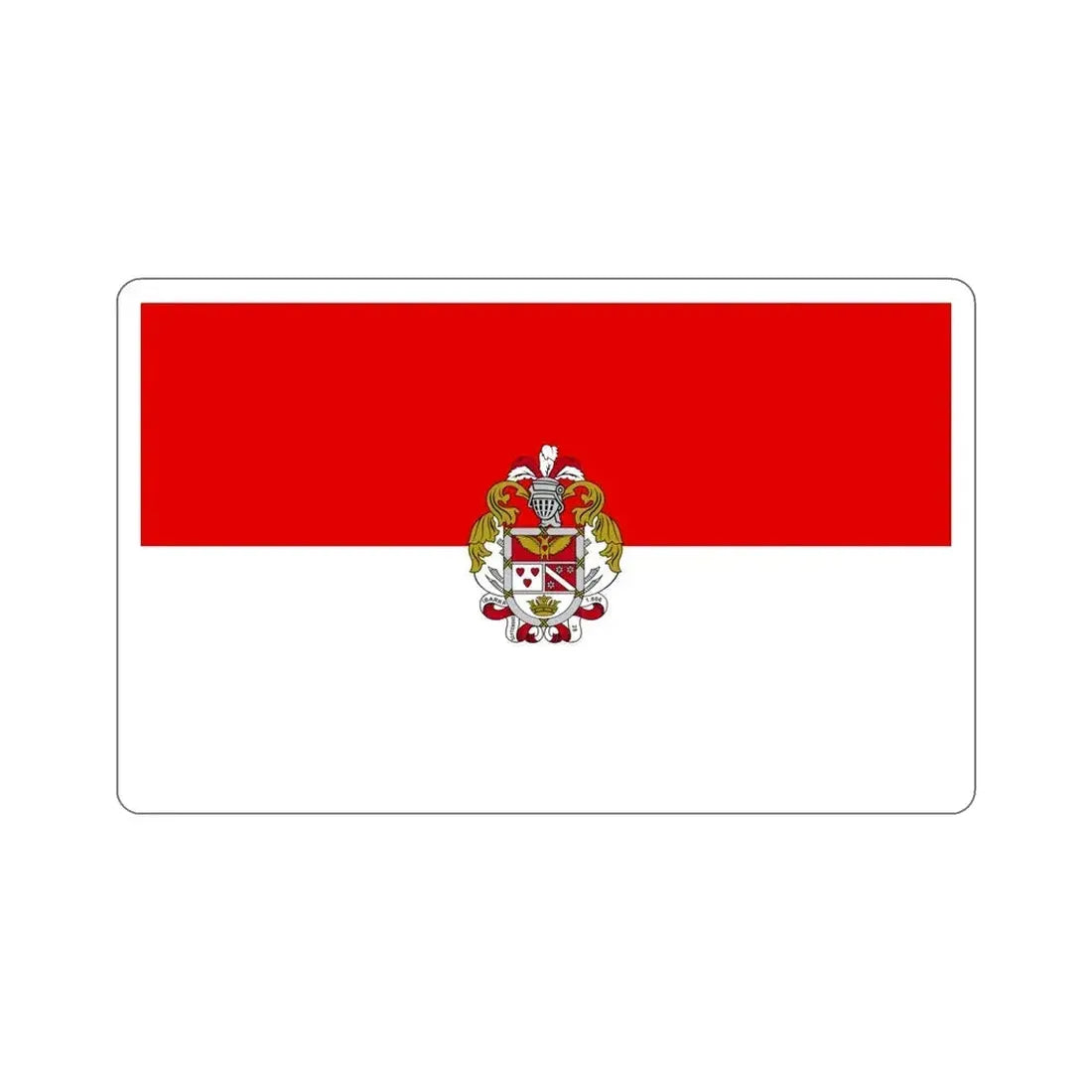 Flag of Ibarra Ecuador STICKER Vinyl Die-Cut Decal 5 Inch - The Sticker Space