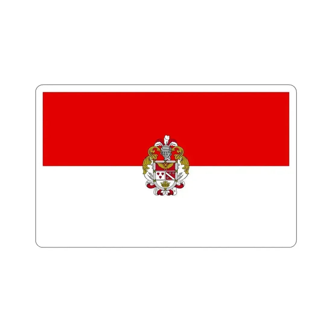 Flag of Ibarra Ecuador STICKER Vinyl Die-Cut Decal 6 Inch - The Sticker Space