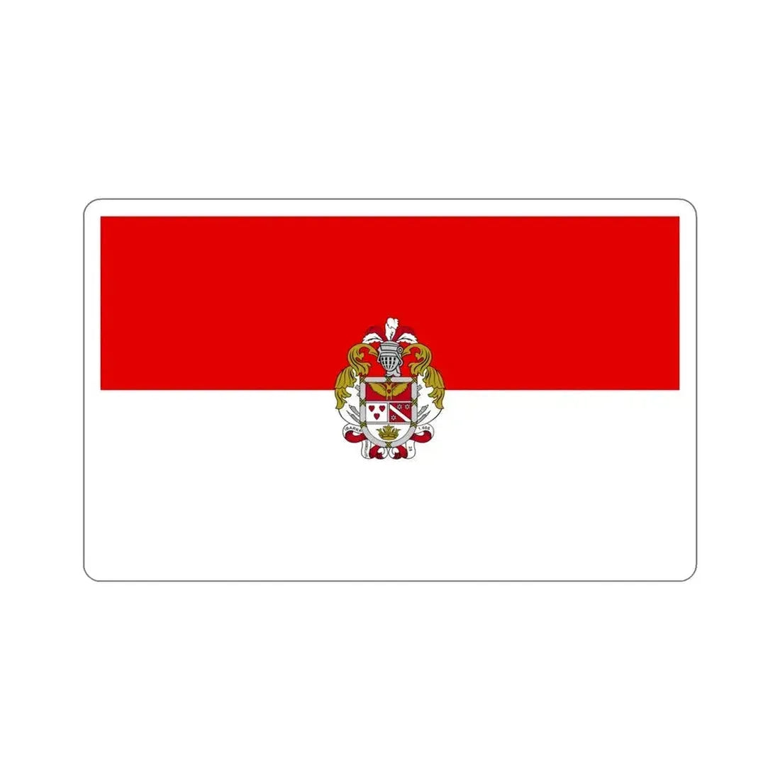 Flag of Ibarra Ecuador STICKER Vinyl Die-Cut Decal 6 Inch - The Sticker Space