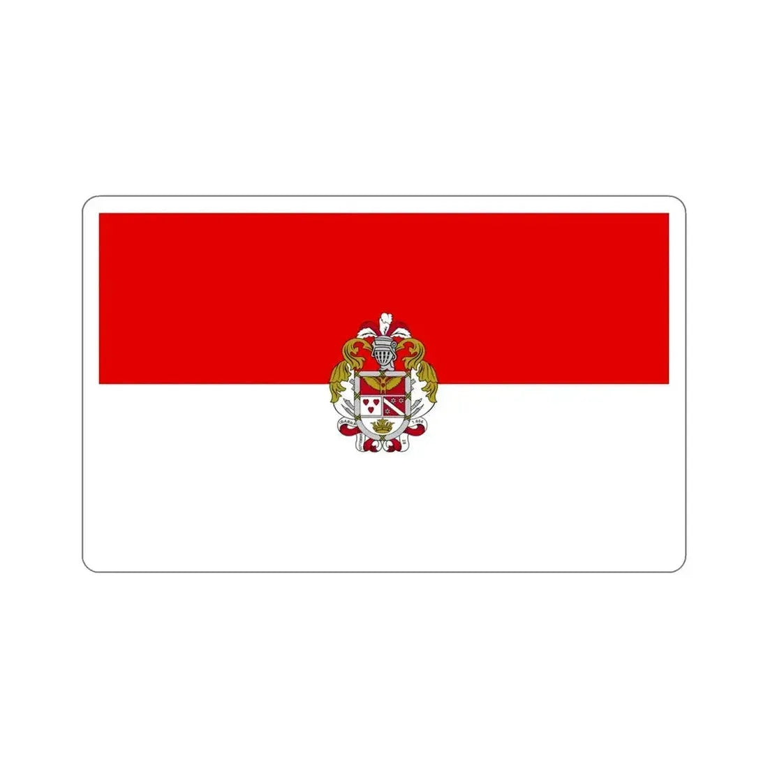 Flag of Ibarra Ecuador STICKER Vinyl Die-Cut Decal - The Sticker Space