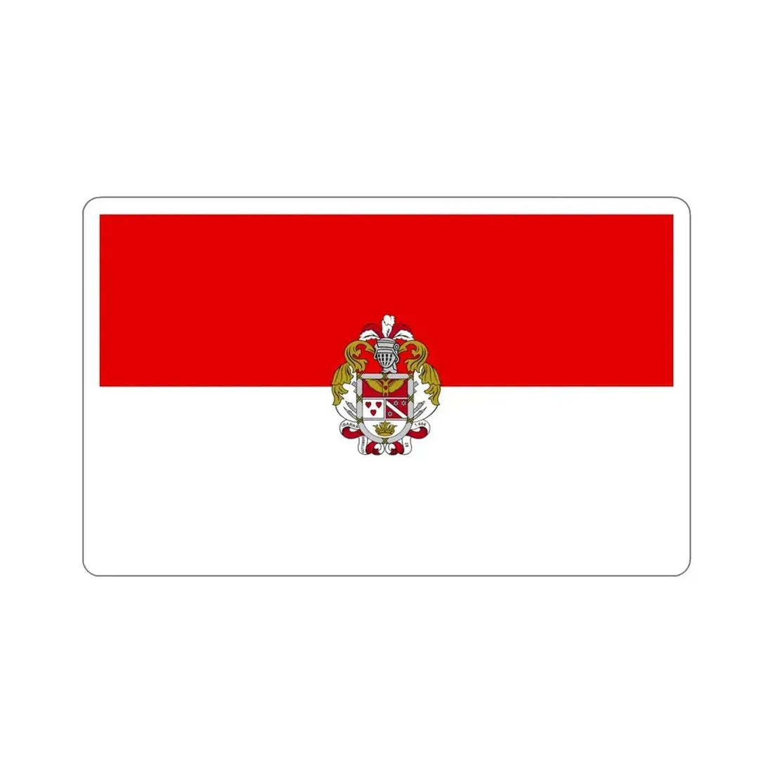 Flag of Ibarra Ecuador STICKER Vinyl Die-Cut Decal - The Sticker Space