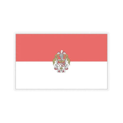 Flag of Ibarra Ecuador - STICKER Vinyl Kiss-Cut Decal 3 Inch Transparent - The Sticker Space