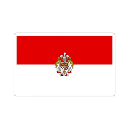 Flag of Ibarra Ecuador - STICKER Vinyl Kiss-Cut Decal 3 Inch White - The Sticker Space