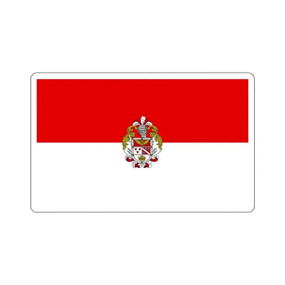 Flag of Ibarra Ecuador - STICKER Vinyl Kiss-Cut Decal 4 Inch White - The Sticker Space