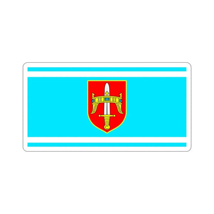 Flag of Šibenik Knin County Croatia STICKER Vinyl Die-Cut Decal 2 Inch - The Sticker Space