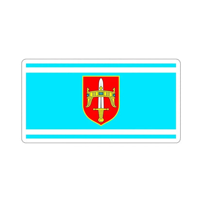 Flag of Šibenik Knin County Croatia STICKER Vinyl Die-Cut Decal 3 Inch - The Sticker Space