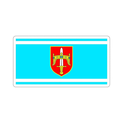 Flag of Šibenik Knin County Croatia STICKER Vinyl Die-Cut Decal 3 Inch - The Sticker Space