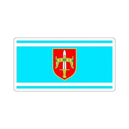 Flag of Šibenik Knin County Croatia STICKER Vinyl Die-Cut Decal 4 Inch - The Sticker Space