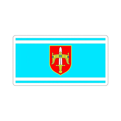 Flag of Šibenik Knin County Croatia STICKER Vinyl Die-Cut Decal 5 Inch - The Sticker Space