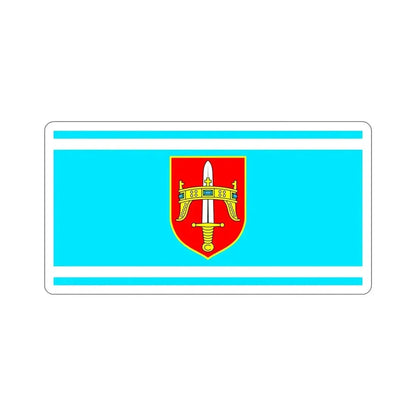 Flag of Šibenik Knin County Croatia STICKER Vinyl Die-Cut Decal 6 Inch - The Sticker Space