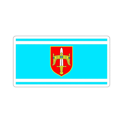Flag of Šibenik Knin County Croatia STICKER Vinyl Die-Cut Decal 6 Inch - The Sticker Space