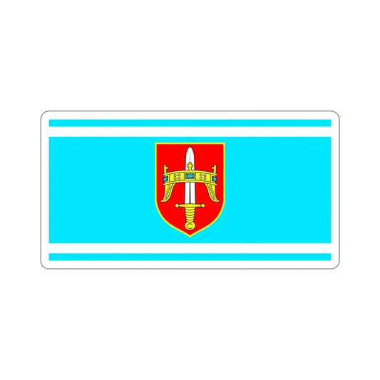 Flag of Šibenik Knin County Croatia STICKER Vinyl Die-Cut Decal 6 Inch - The Sticker Space
