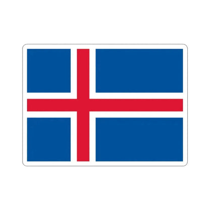 Flag of Iceland STICKER Vinyl Die-Cut Decal 2 Inch - The Sticker Space