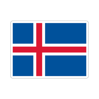 Flag of Iceland STICKER Vinyl Die-Cut Decal-2 Inch-The Sticker Space