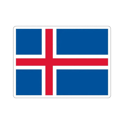 Flag of Iceland STICKER Vinyl Die-Cut Decal 5 Inch - The Sticker Space