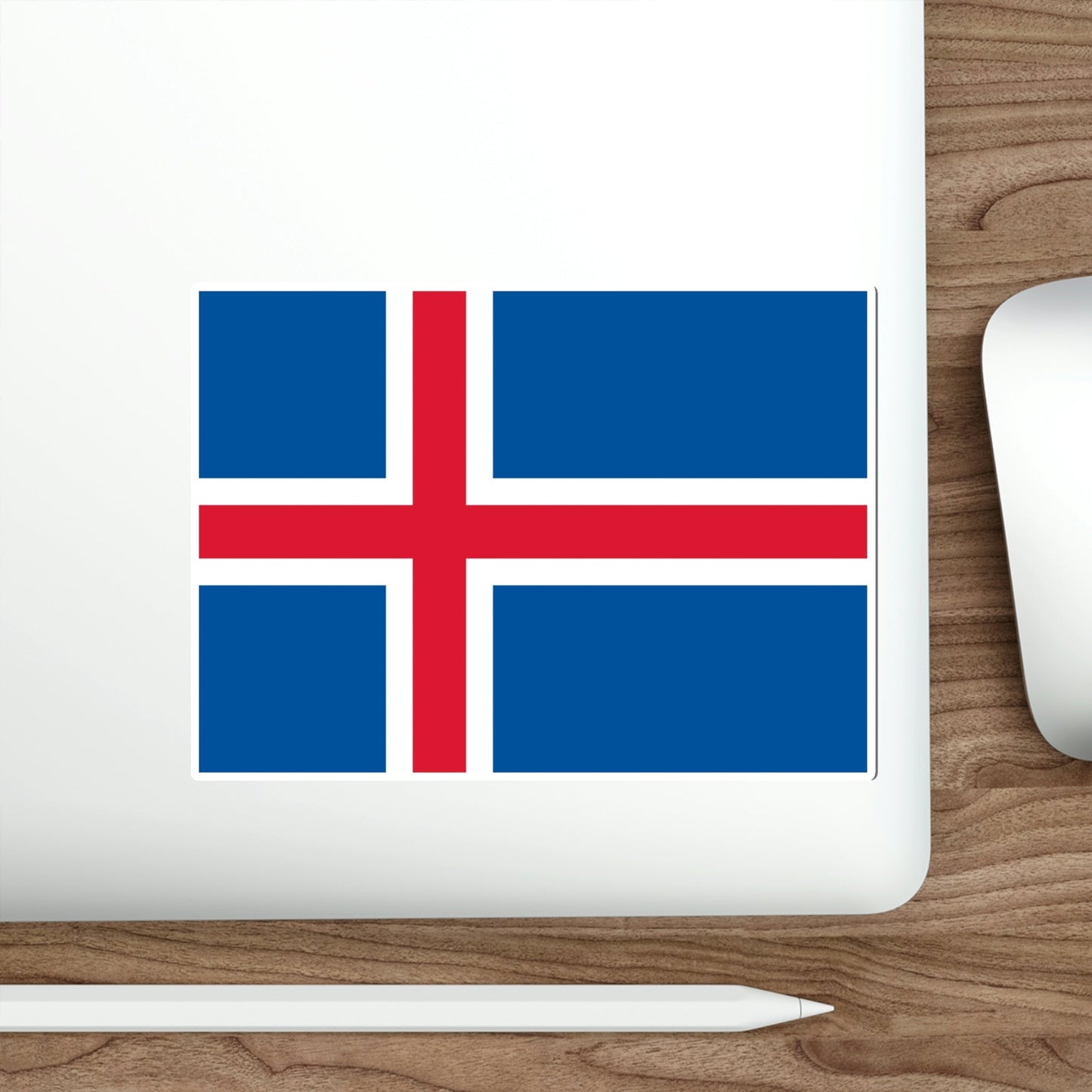 Flag of Iceland STICKER Vinyl Die-Cut Decal-The Sticker Space