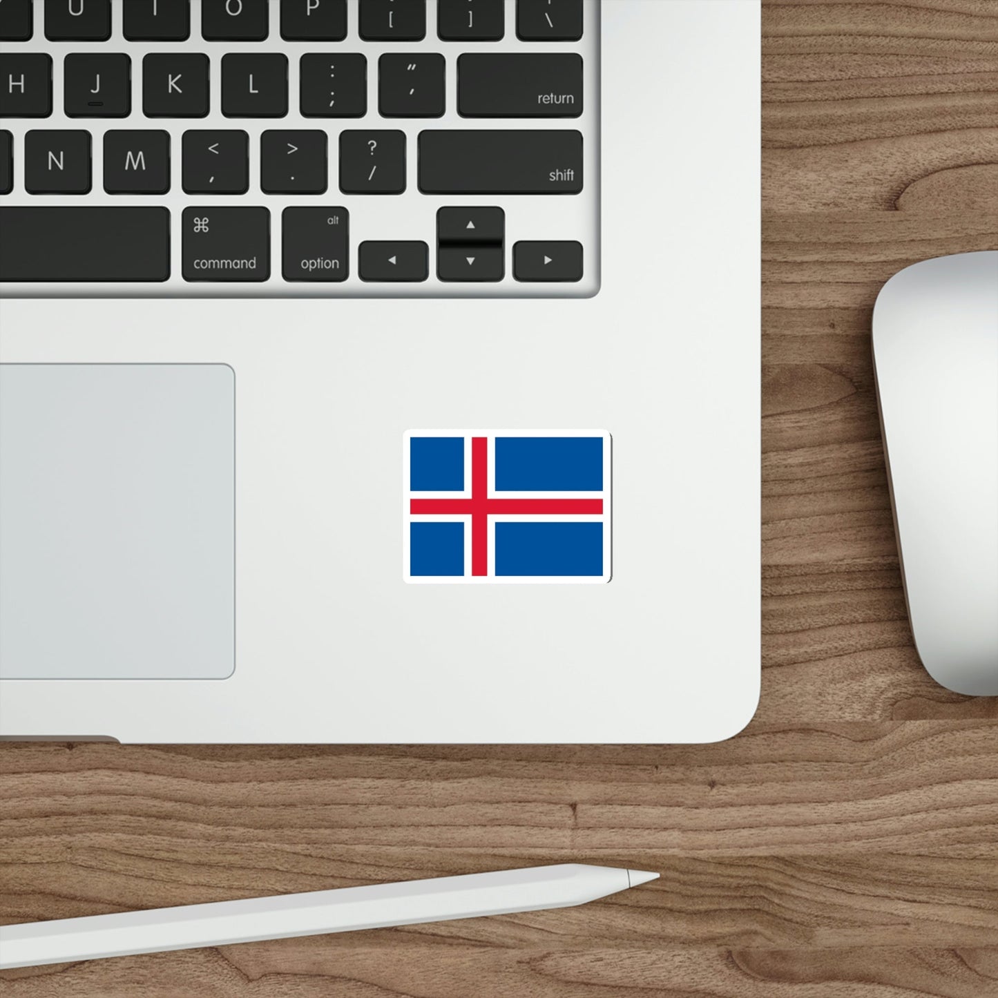 Flag of Iceland STICKER Vinyl Die-Cut Decal-The Sticker Space