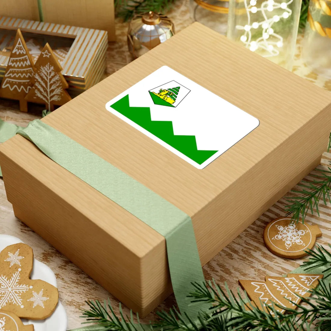 Flag of Ifrane province (Morocco) STICKER Vinyl Kiss-Cut Decal - The Sticker Space