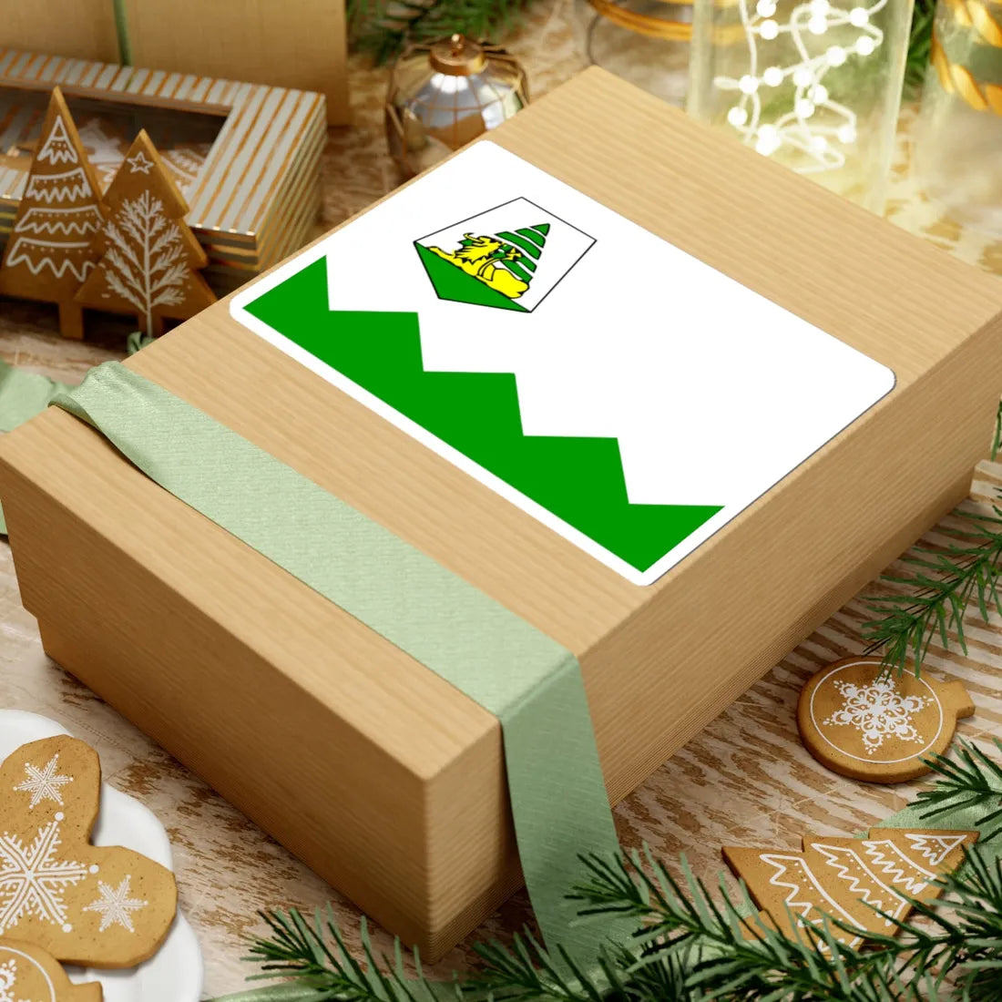 Flag of Ifrane province (Morocco) STICKER Vinyl Kiss-Cut Decal - The Sticker Space