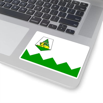 Flag of Ifrane province (Morocco) STICKER Vinyl Kiss-Cut Decal - The Sticker Space