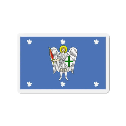 Flag of Iklin Malta - Refrigerator Magnet 2 Inch - The Sticker Space