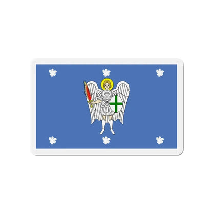 Flag of Iklin Malta - Refrigerator Magnet 3 Inch - The Sticker Space