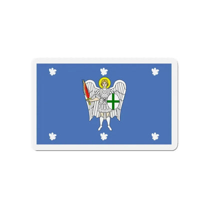 Flag of Iklin Malta - Refrigerator Magnet 4 Inch - The Sticker Space