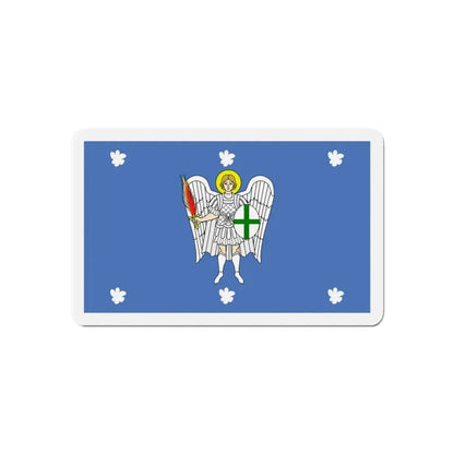 Flag of Iklin Malta - Refrigerator Magnet 6 Inch - The Sticker Space