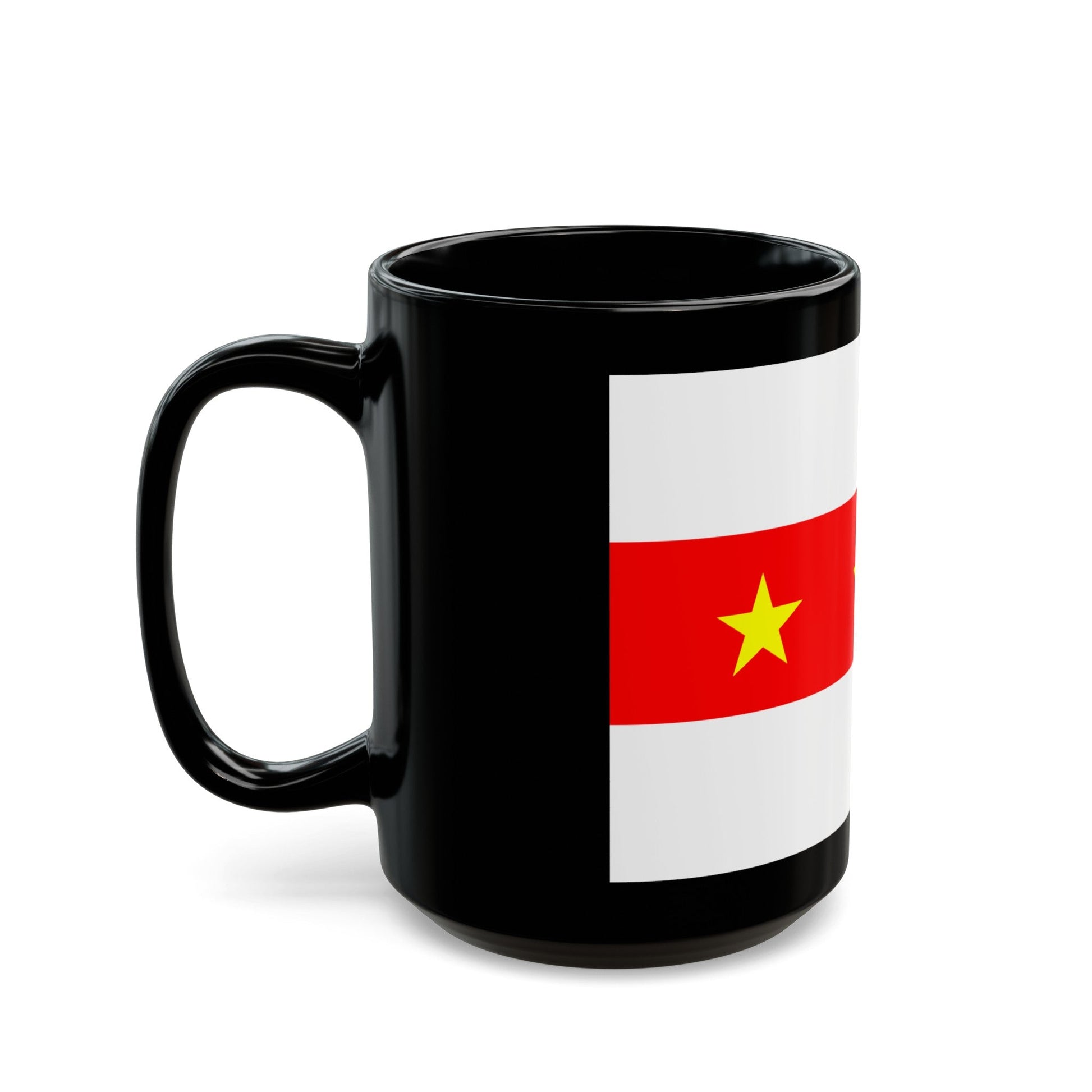 Flag of Il Fgura Malta - Black Coffee Mug-The Sticker Space