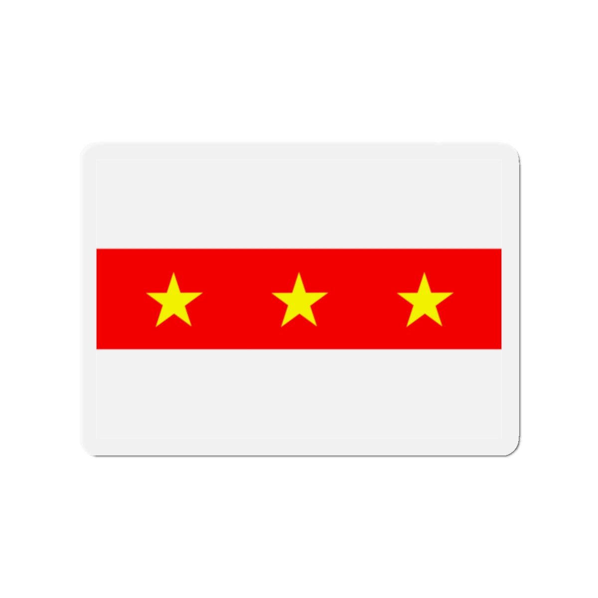 Flag of Il Fgura Malta - Die-Cut Magnet-2" x 2"-The Sticker Space