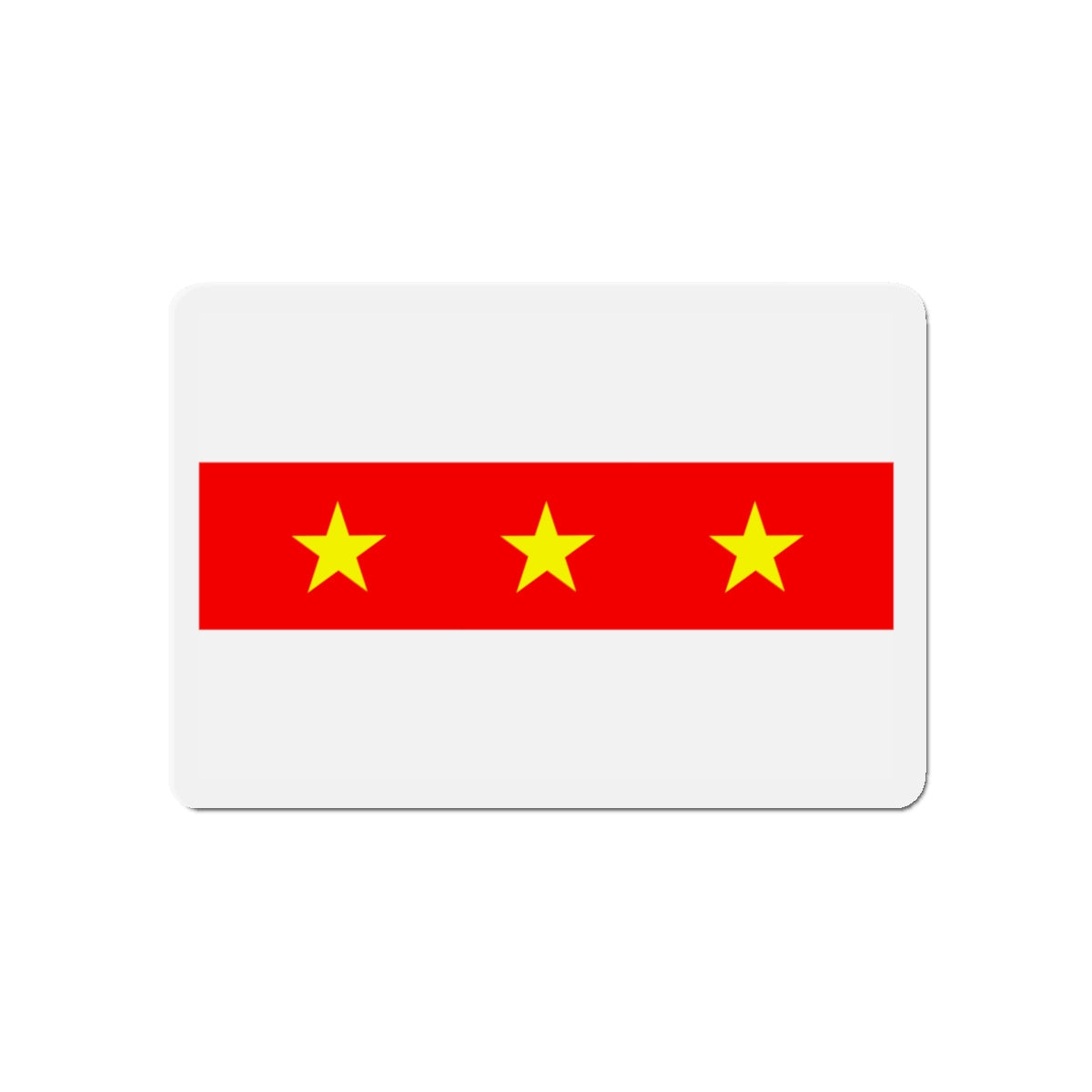 Flag of Il Fgura Malta - Die-Cut Magnet-5" x 5"-The Sticker Space