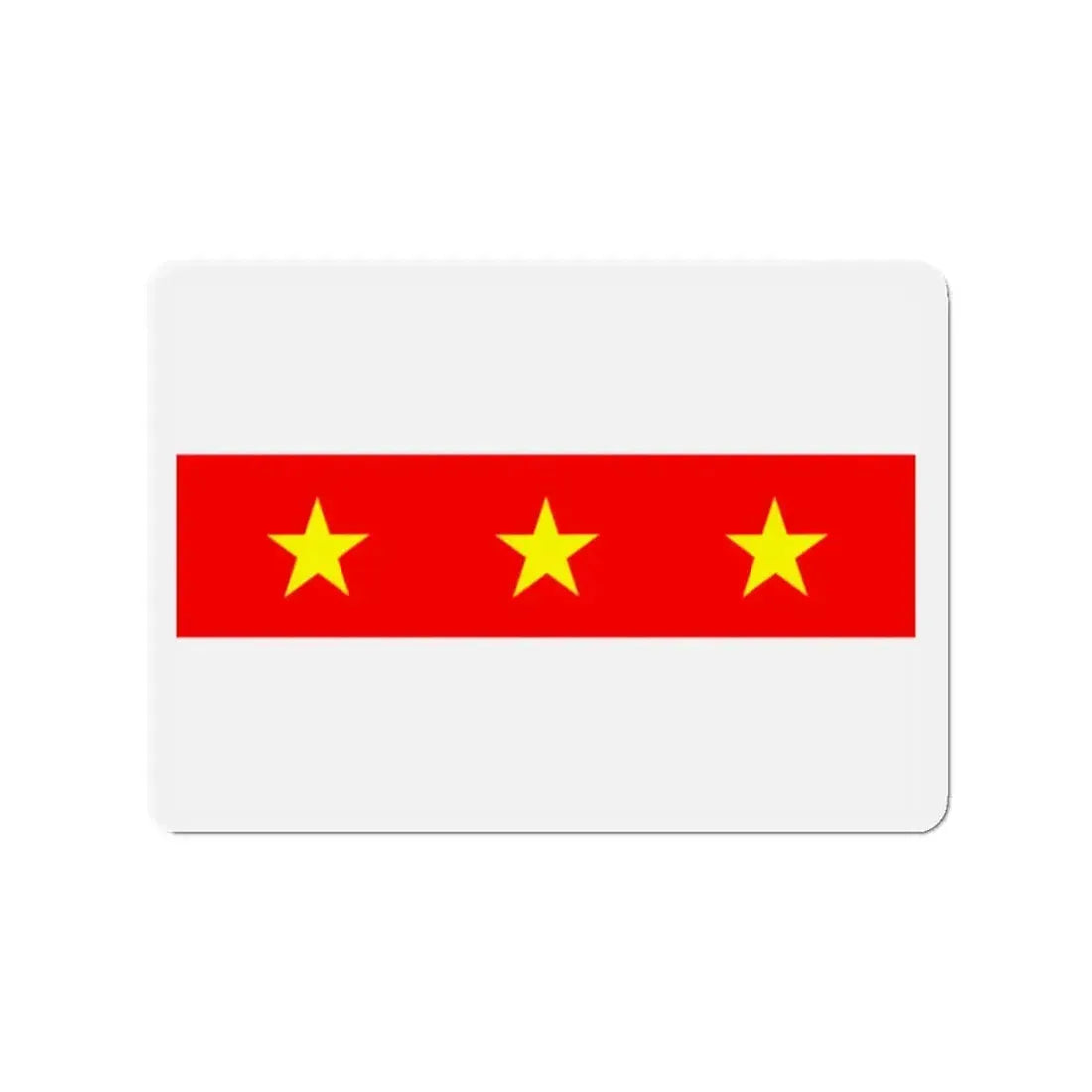 Flag of Il Fgura Malta - Refrigerator Magnet 2 Inch - The Sticker Space