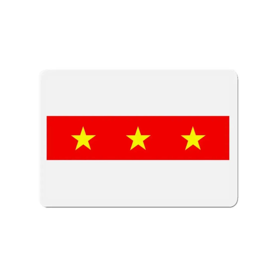 Flag of Il Fgura Malta - Refrigerator Magnet 3 Inch - The Sticker Space