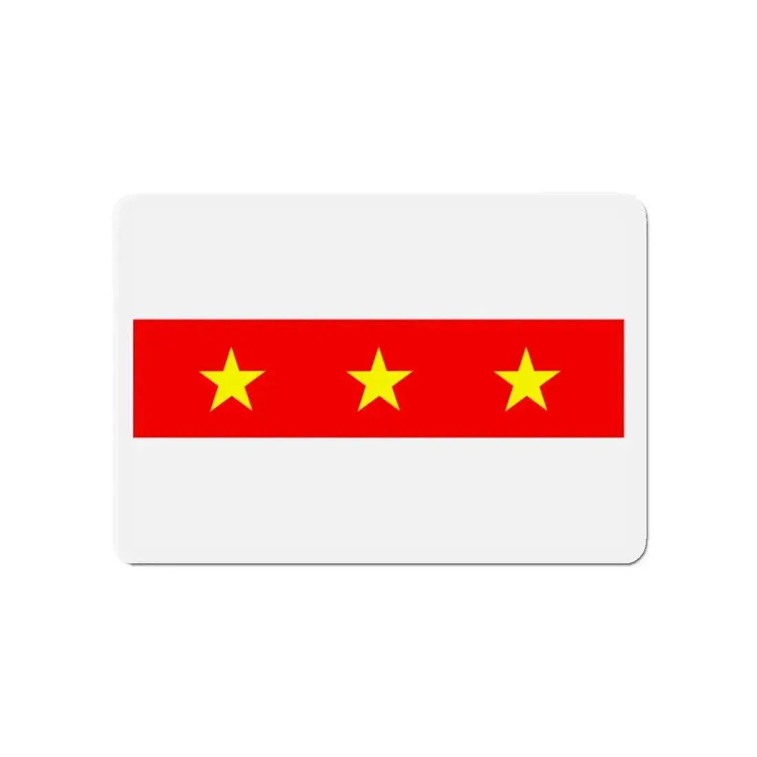 Flag of Il Fgura Malta - Refrigerator Magnet 4 Inch - The Sticker Space