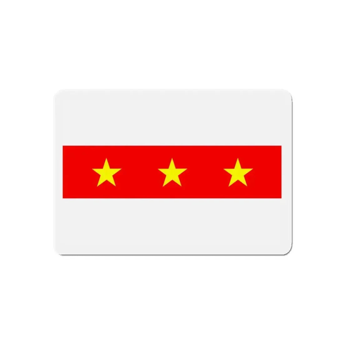 Flag of Il Fgura Malta - Refrigerator Magnet 5 Inch - The Sticker Space