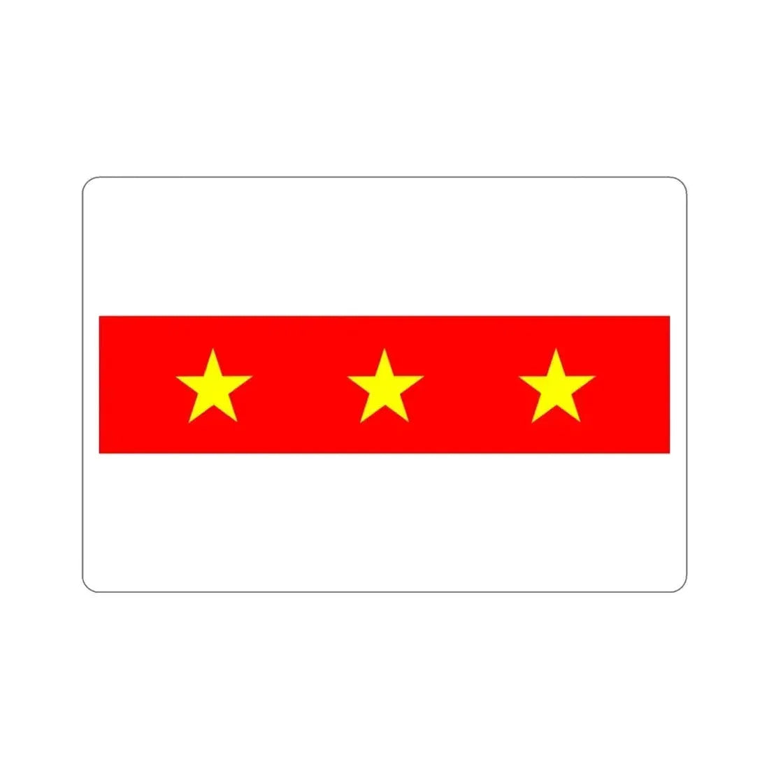 Flag of Il Fgura Malta STICKER Vinyl Die-Cut Decal 4 Inch - The Sticker Space