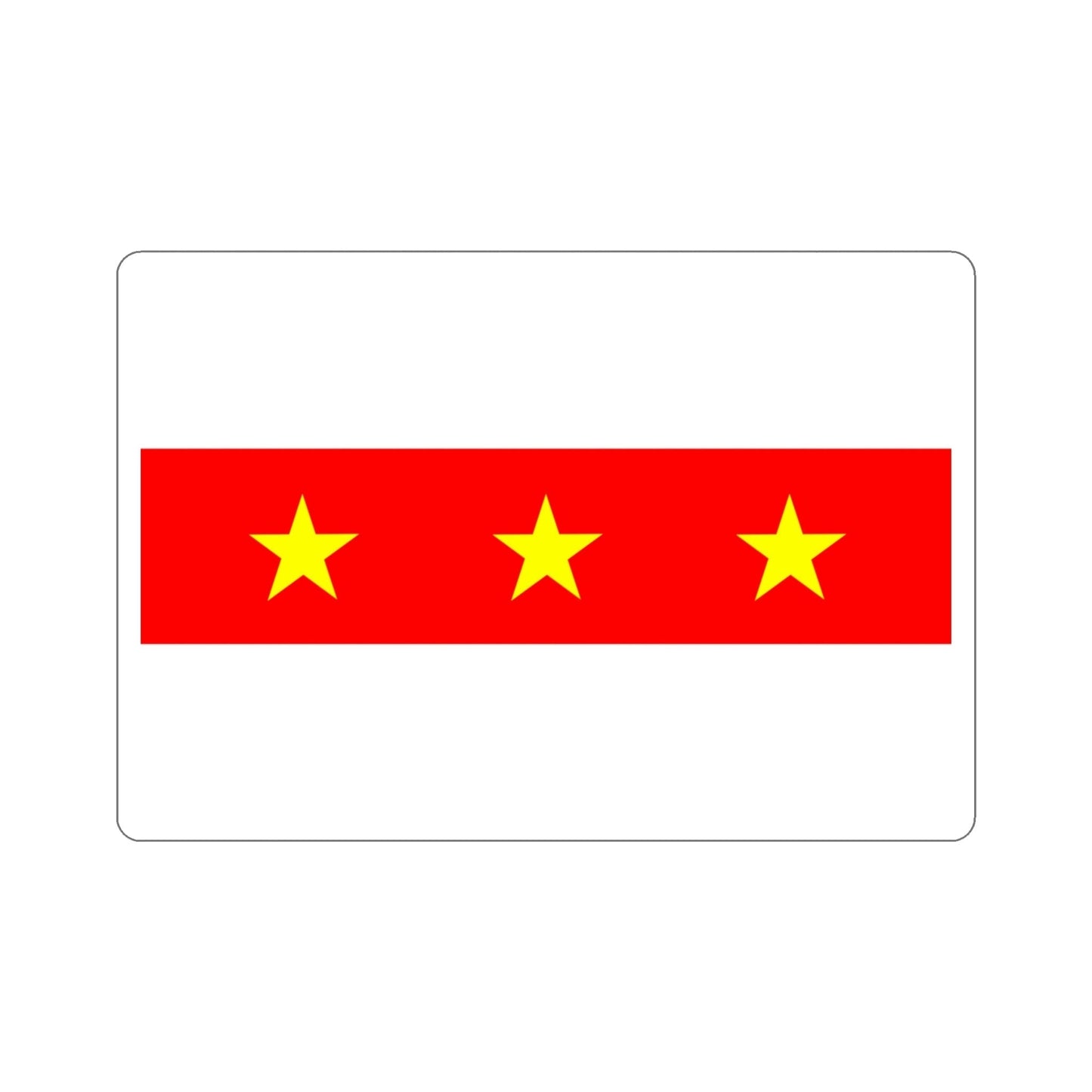 Flag of Il Fgura Malta STICKER Vinyl Die-Cut Decal-4 Inch-The Sticker Space