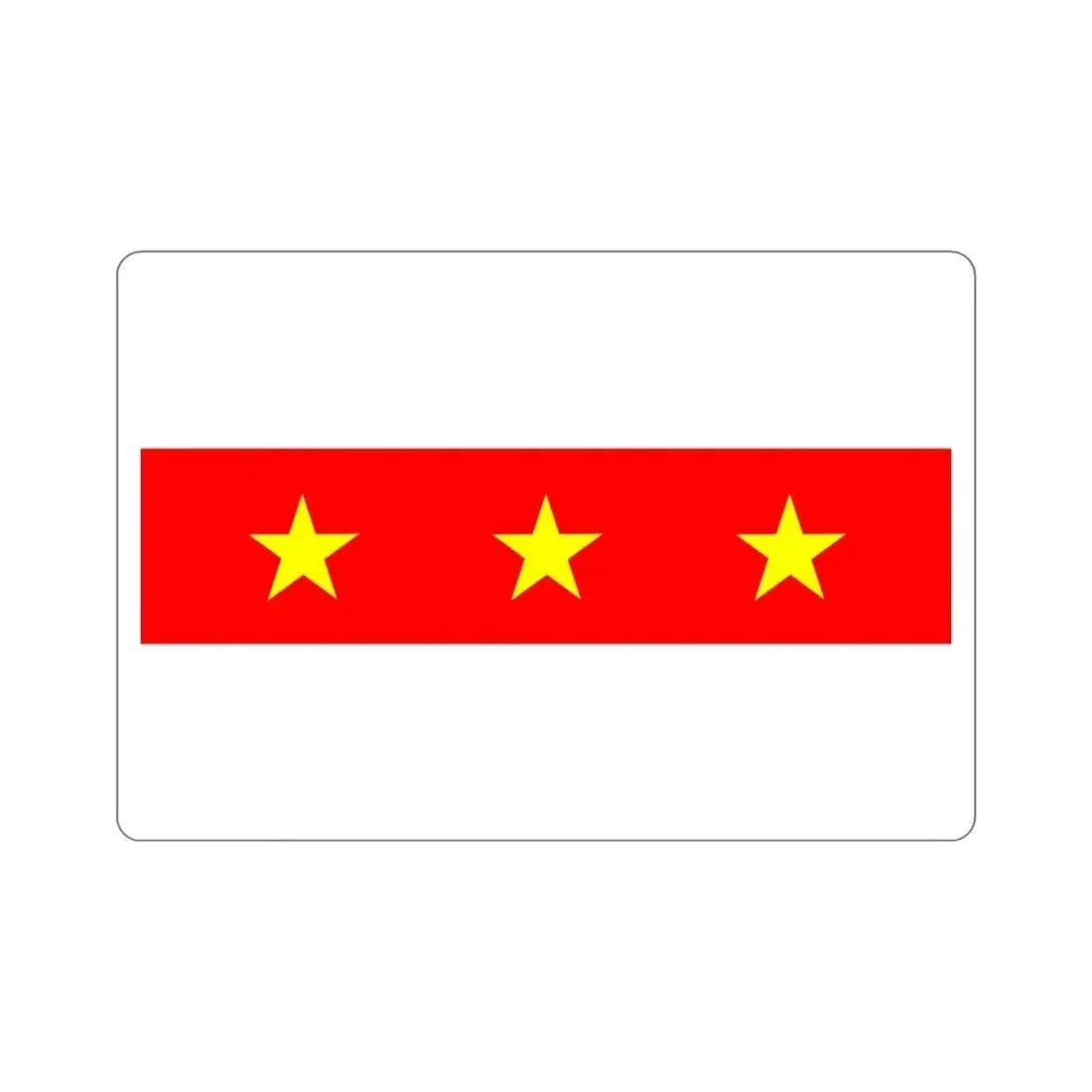 Flag of Il Fgura Malta STICKER Vinyl Die-Cut Decal 6 Inch - The Sticker Space