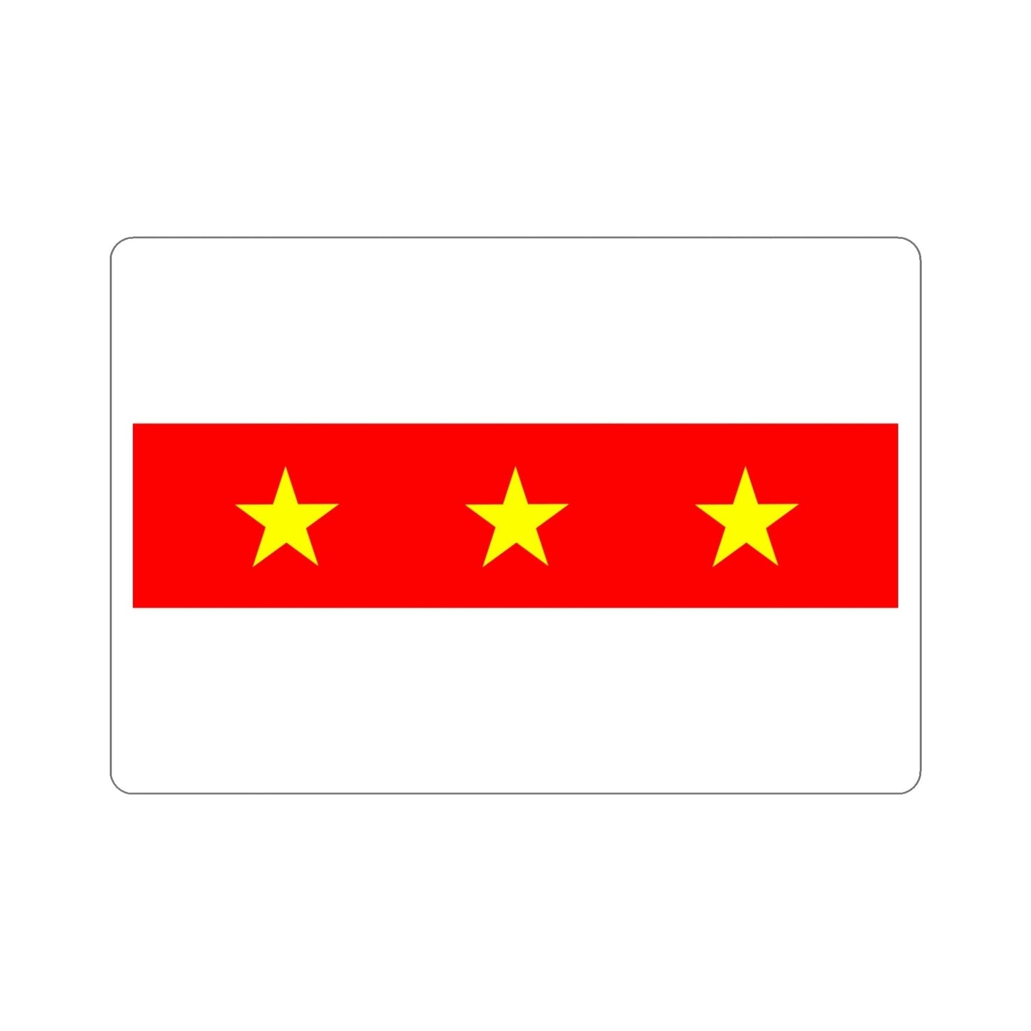 Flag of Il Fgura Malta STICKER Vinyl Die-Cut Decal-6 Inch-The Sticker Space