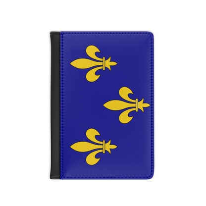 Flag of Île de France France 2 - Passport Holder-3.9" x 5.8"-The Sticker Space