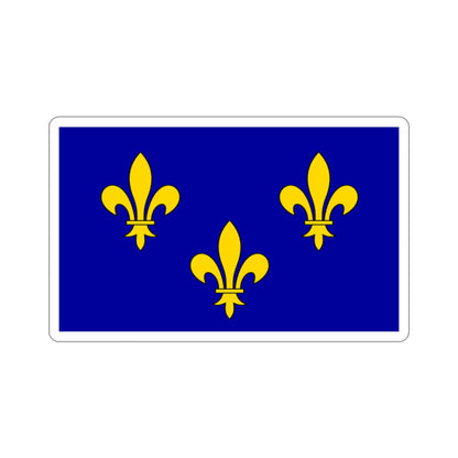 Flag of Île de France France 2 STICKER Vinyl Die-Cut Decal-2 Inch-The Sticker Space