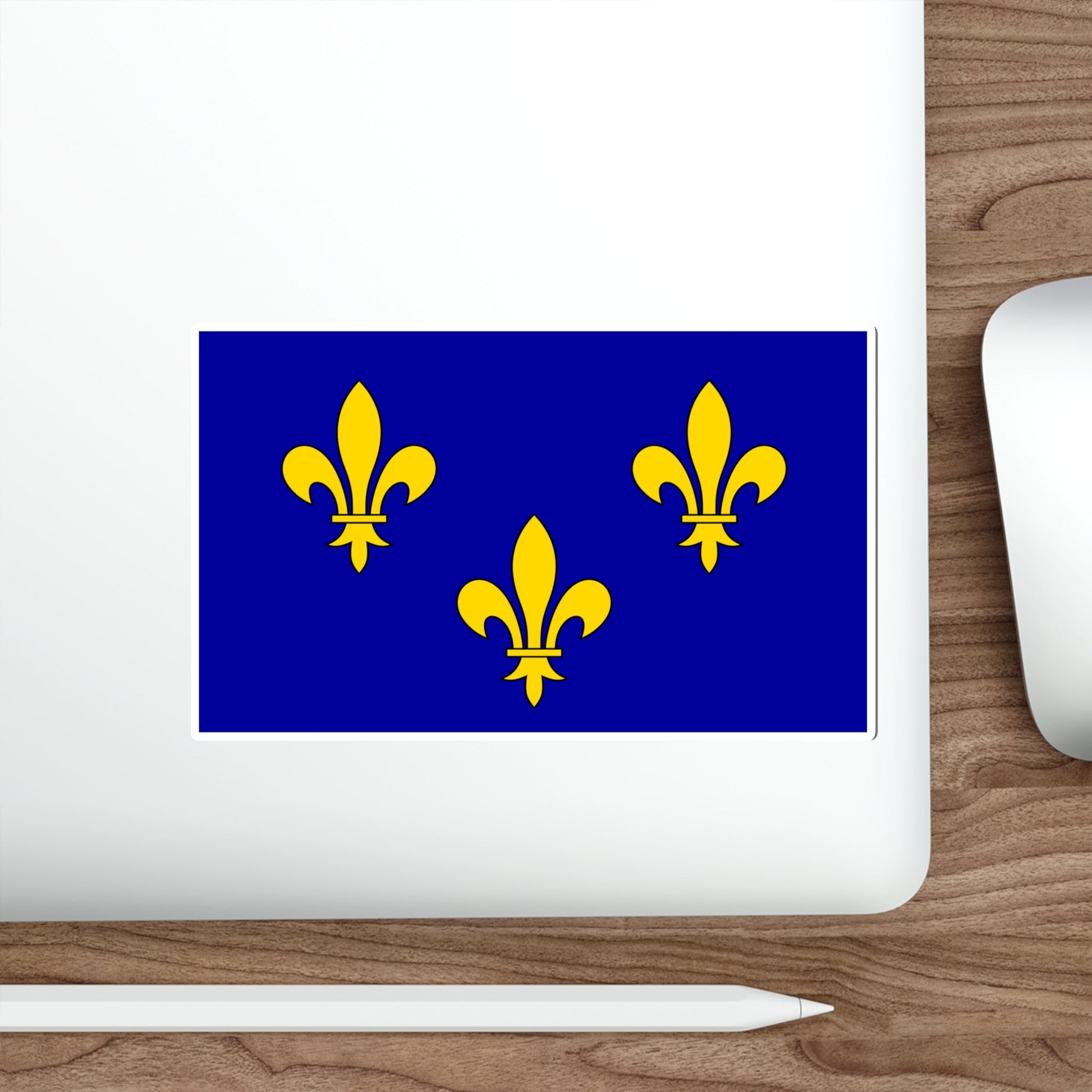 Flag of Île de France France 2 STICKER Vinyl Die-Cut Decal-The Sticker Space