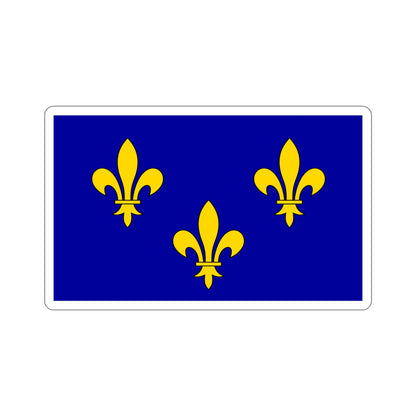 Flag of Île de France France 2 STICKER Vinyl Die-Cut Decal-5 Inch-The Sticker Space