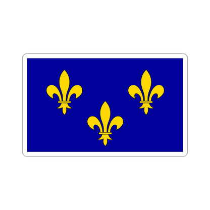 Flag of Île de France France 2 STICKER Vinyl Die-Cut Decal-6 Inch-The Sticker Space