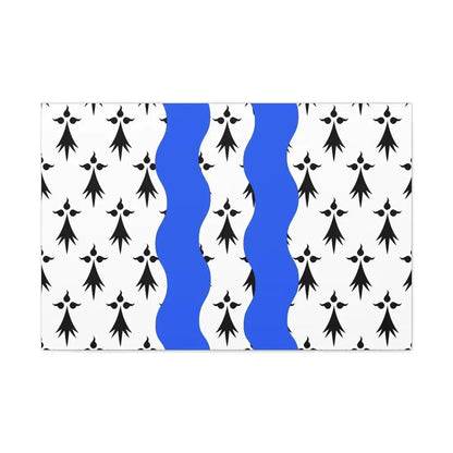 Flag of Ille et Vilaine France 2 - Canvas Wall Art - The Sticker Space